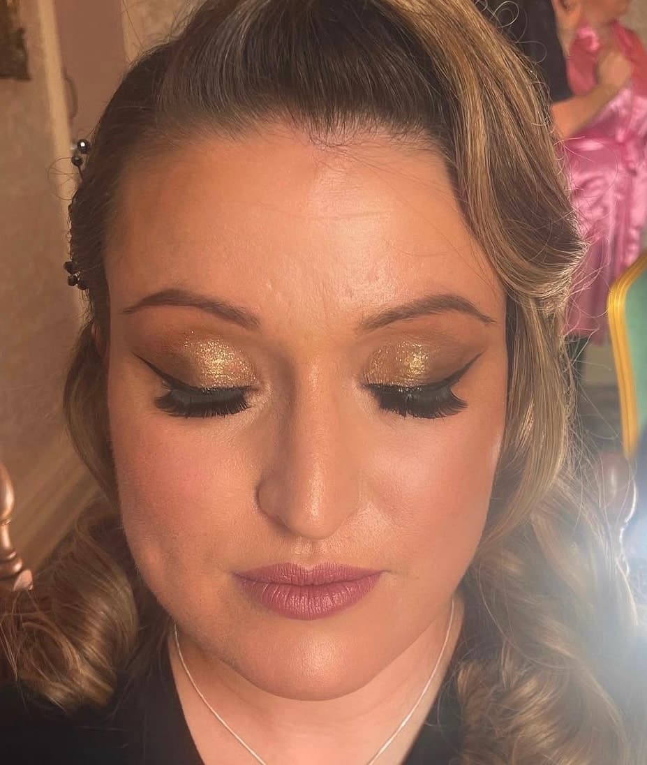 Professional makeup application