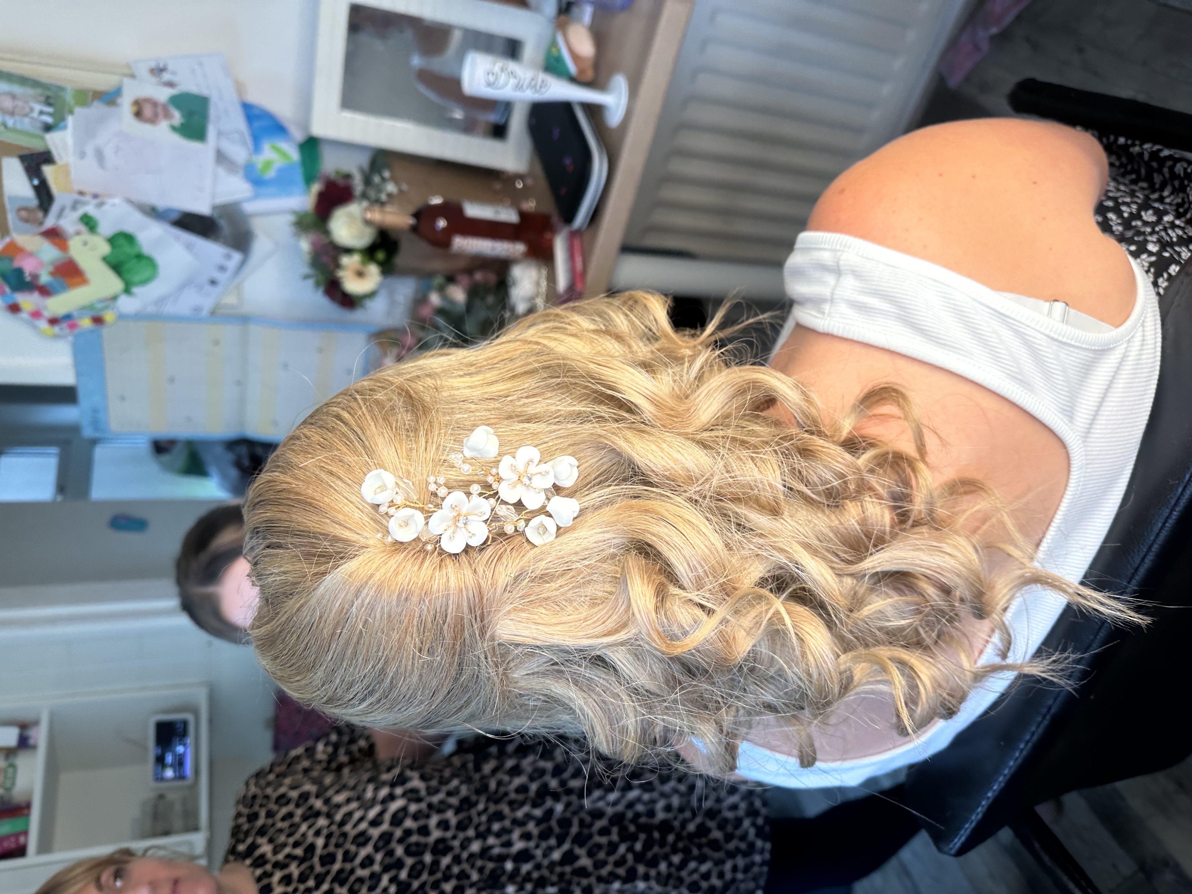 Professional bridal makeup artistry