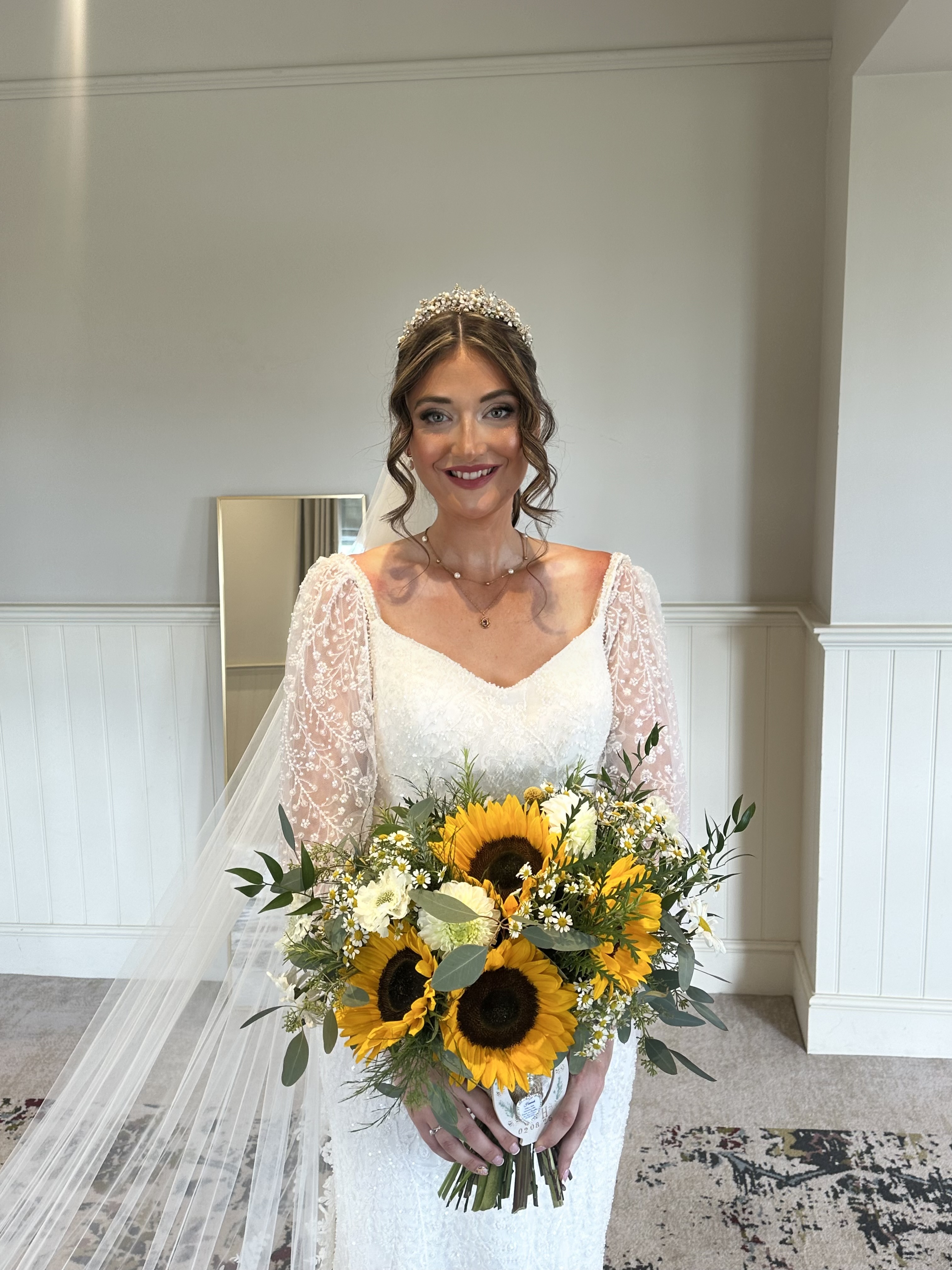 Perfect bridal makeup with flawless finish